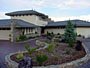 Custom home driveway michael Rust architect  Frank lloyd wright inspired custom home plans by former taliesin fellow