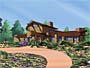 Architectural custom home renderings michael Rust architect  Frank lloyd wright inspired custom home plans by former taliesin fellow