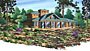 Architectural custom home renderings exterior view michael Rust architect  Frank lloyd wright inspired custom home plans by former taliesin fellow