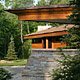 Stunning landscape, garden Taliesin frank lloyd wright architecture inspired outdoor entertainment areas for front and back yard