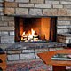 Custom designed fireplaces featuring natural and cultured stone taliesin frank lloyd wright